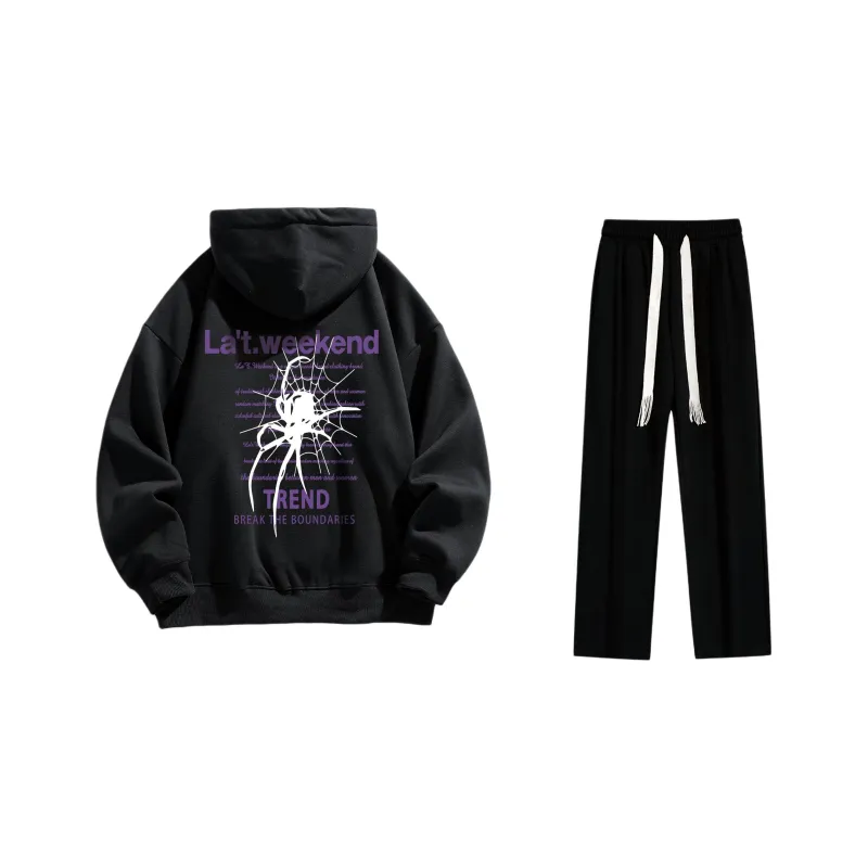 LA'T.WEEKEND Sweatshirt Set Unisex-18