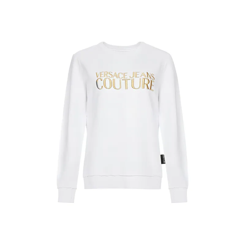 VERSACE JEANS COUTURE Sweatshirt Women's White Gold-0
