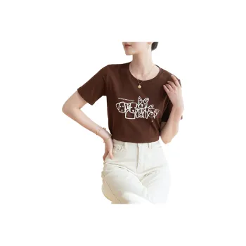 ORIGIN Regular T Shirt Women's Chestnut Brown