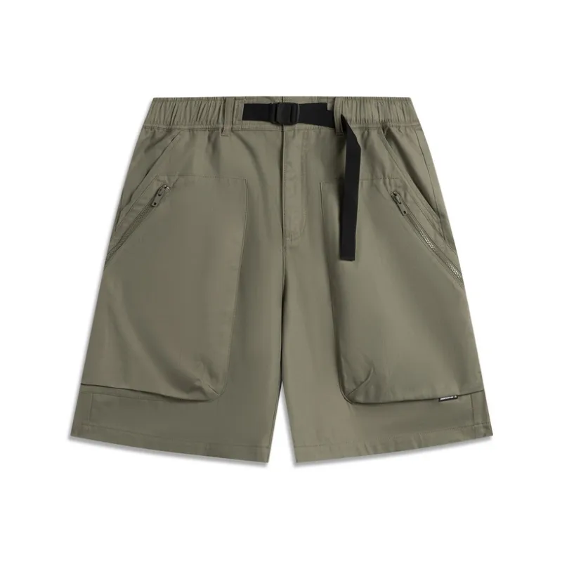 LiNing CF Tracing Casual Shorts Men's Ming Tea Green-0