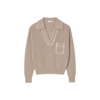 Sandro Contrasting trim Sweater