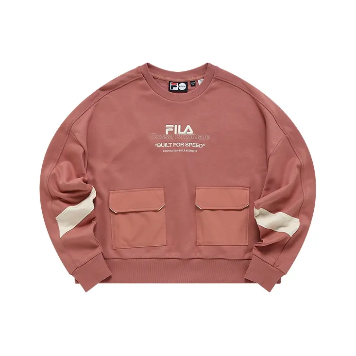 FILA FUSION Sweatshirts Women's Dirty Pink-0