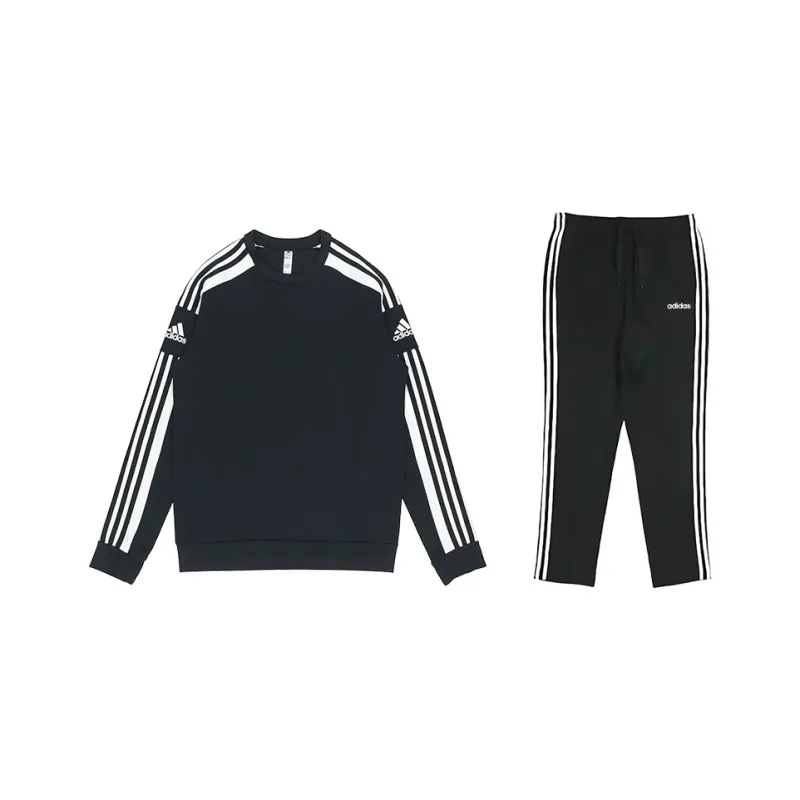 Adidas Sweatshirt Set Unisex Black-0