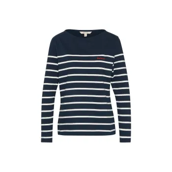 BARBOUR Regular T Shirt Women's Marine Blue