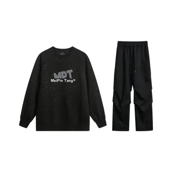 MEIPIN TANG Sweatshirt Set Unisex
