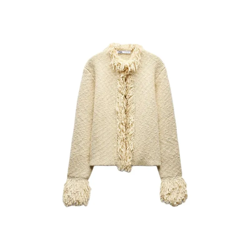 ZARA Sweaters Women's Beige-0