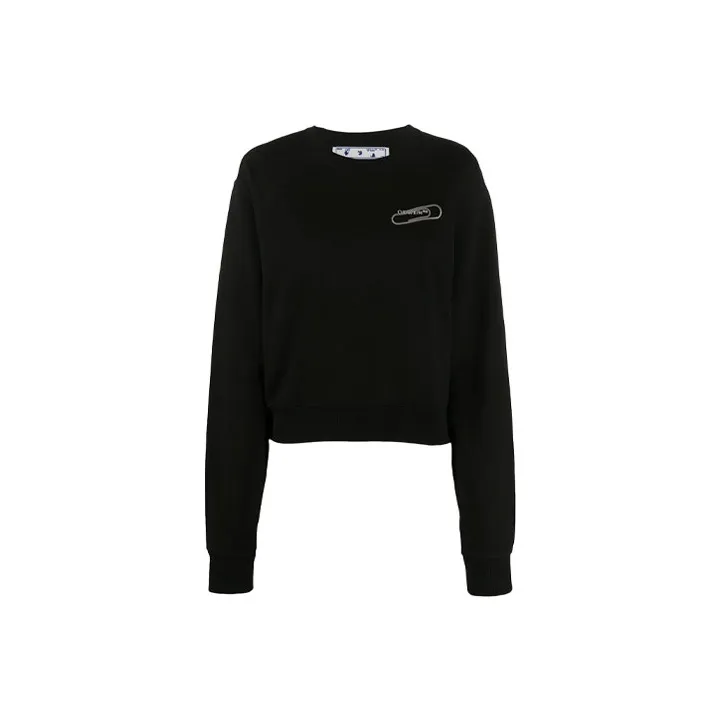 OFF WHITE FW20 Sweatshirts Women's Black-0