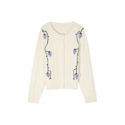 3COLOUR Sweater Women's Beige Yellow