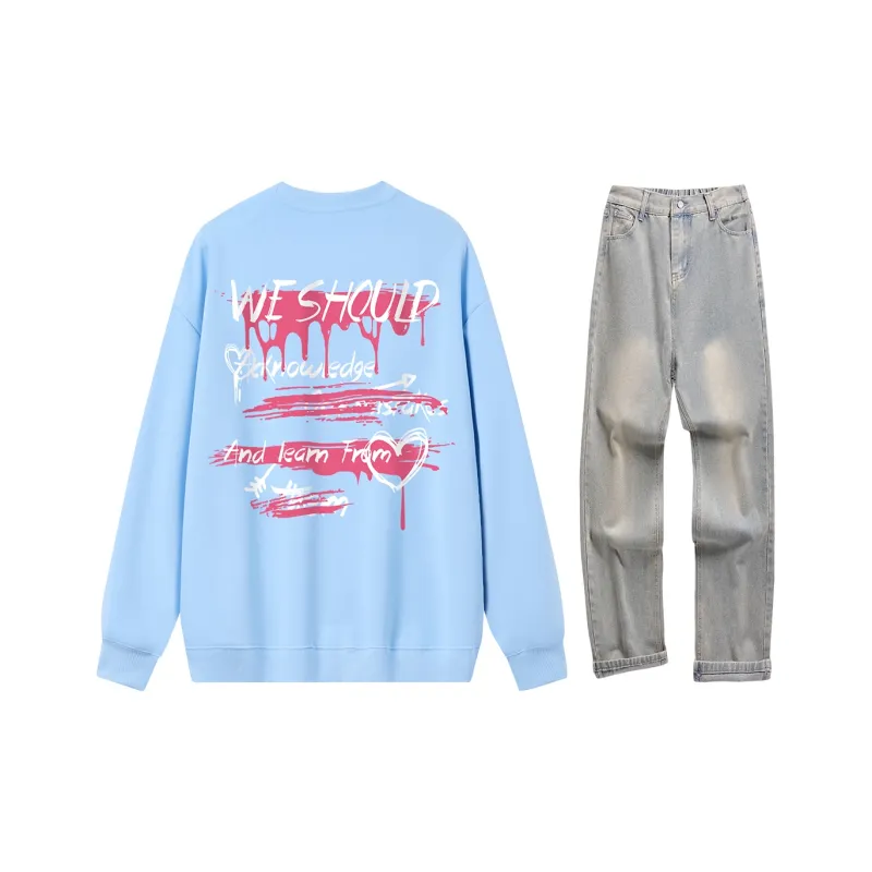 VniVerseVClub Sweatshirt Set Unisex-28