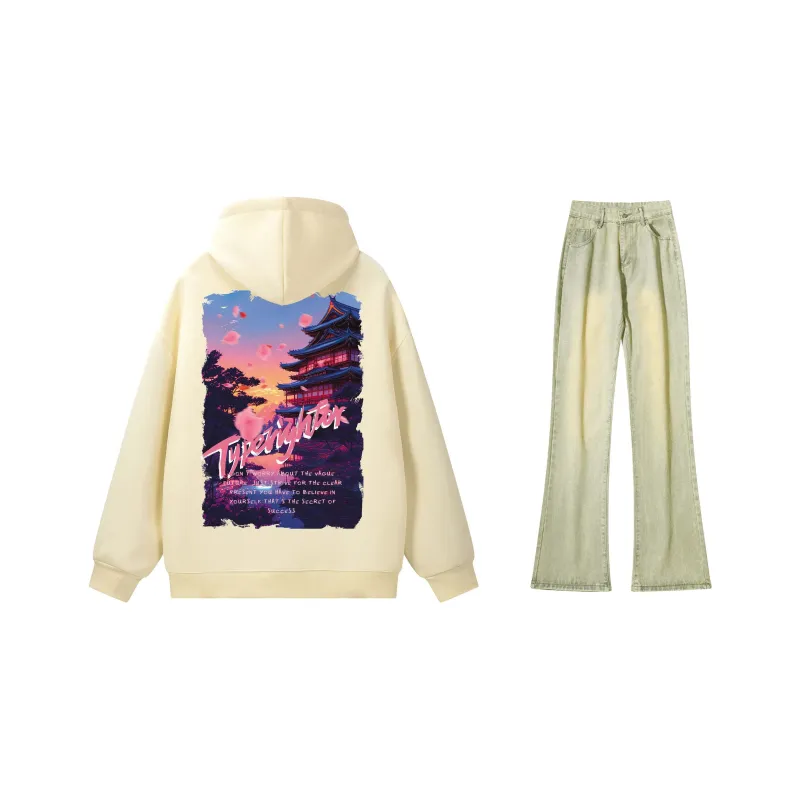 TYPERIGHTER Sweatshirt Set Unisex-13