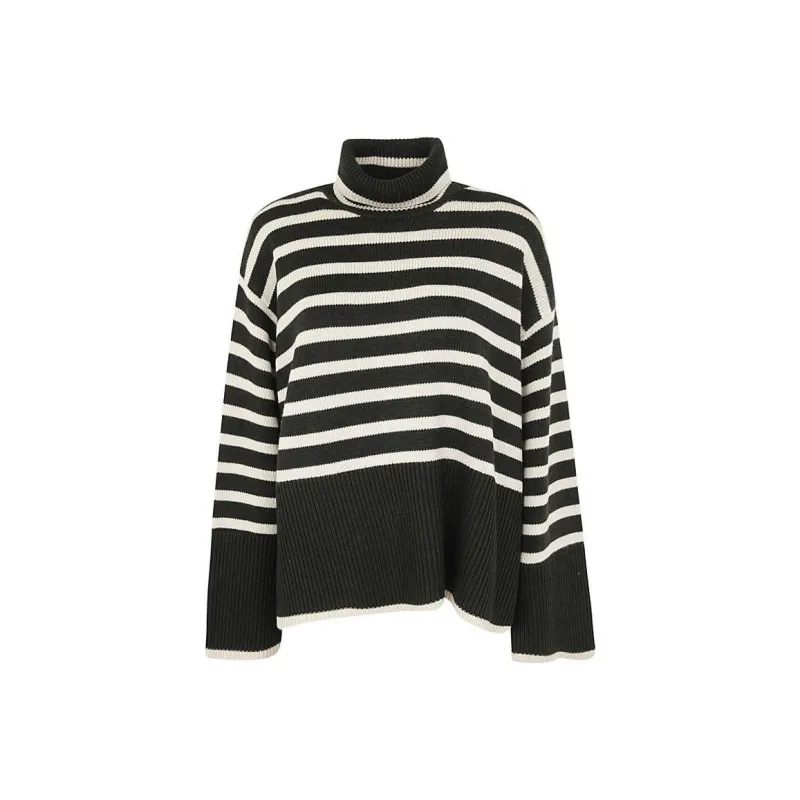 TOTEME Striped Wool cotton Jumper-0