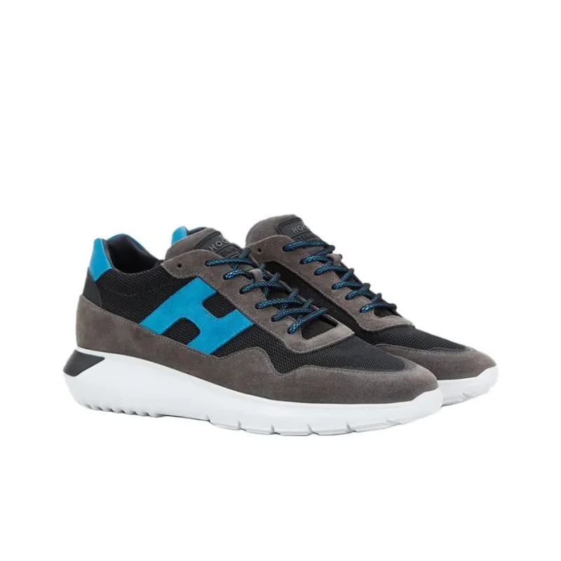 HOGAN Interactive³ Low Top Casual Shoes Men's Dark Gray-2