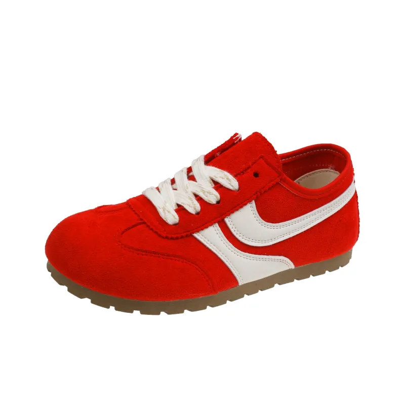 Nrillo Lightweight, Abrasion Resistant, Slip Resistant Height Increasing Mat Low Top Skateboard Shoes Women's-5