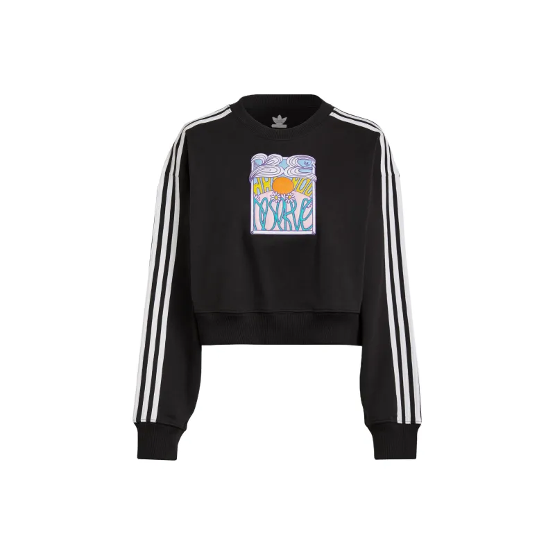 Adidas Originals Sweatshirt Women's Black-0