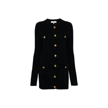 Chloé Buttoned Long Knit Cardigan