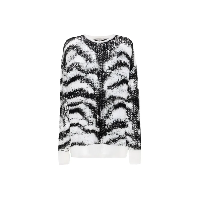 Stella McCartney All Over Patterned Crewneck Jumper-0