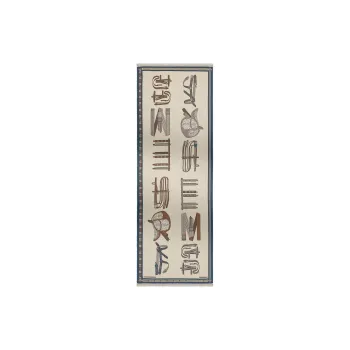 HERMES Knit Scarves Men's Natural/Basalt/Chestnut