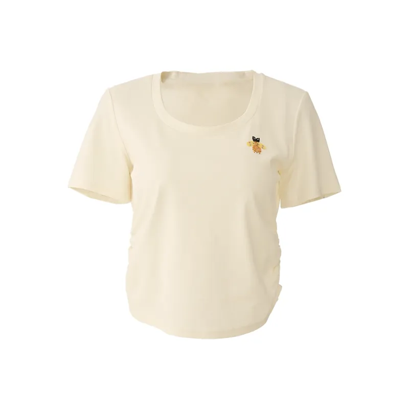YALIDA T Shirts Women's Beige-0
