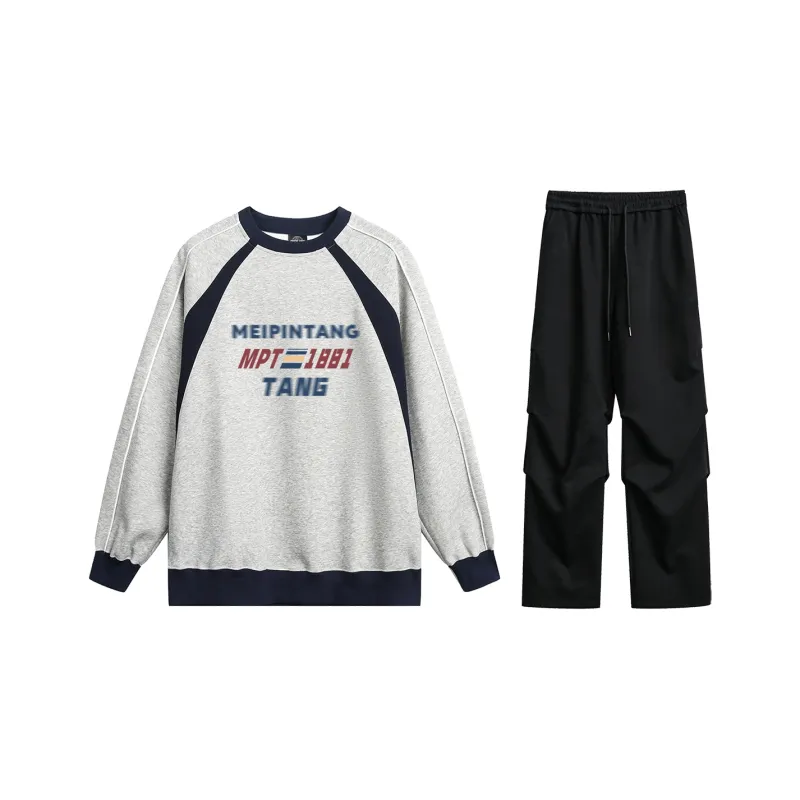 MEIPIN TANG Sweatshirt Set Unisex-24