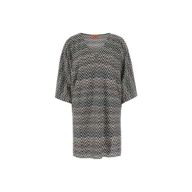 MISSONI V Neck Short Sleeved Dress-0