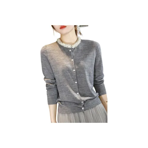 Oudifu Knitwear Women's Gray