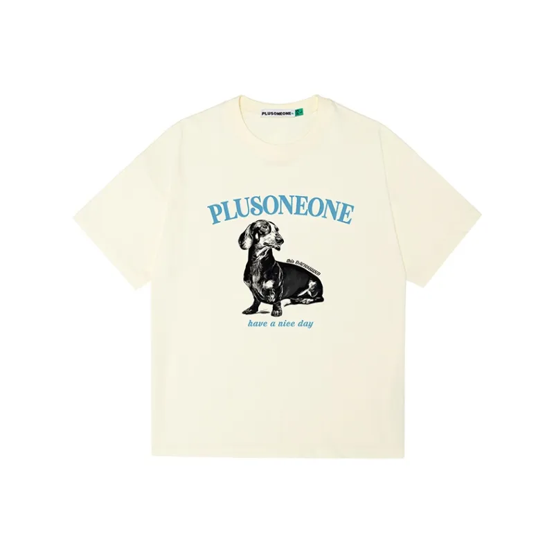 PLUSONEONE+ Regular Short Sleeved T Shirts Unisex-6