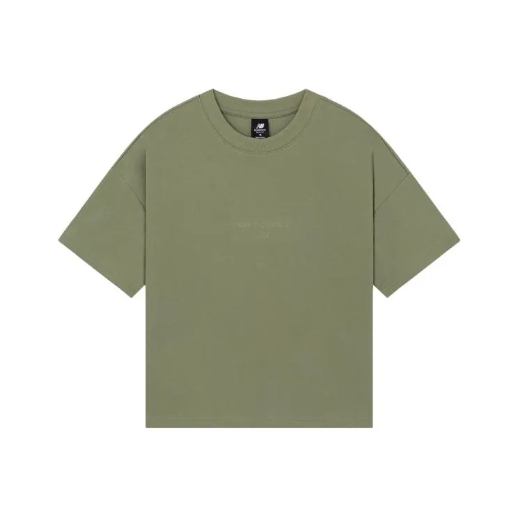 New Balance T Shirt Women's Dark Green-0