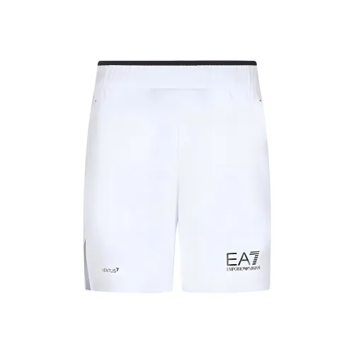 EMPORIO ARMANI Logo Printed Elasticated Waist Track Shorts