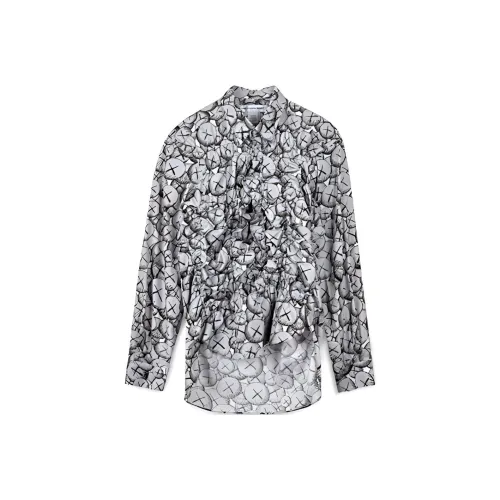 Kaws X CDG Shirts Women's White