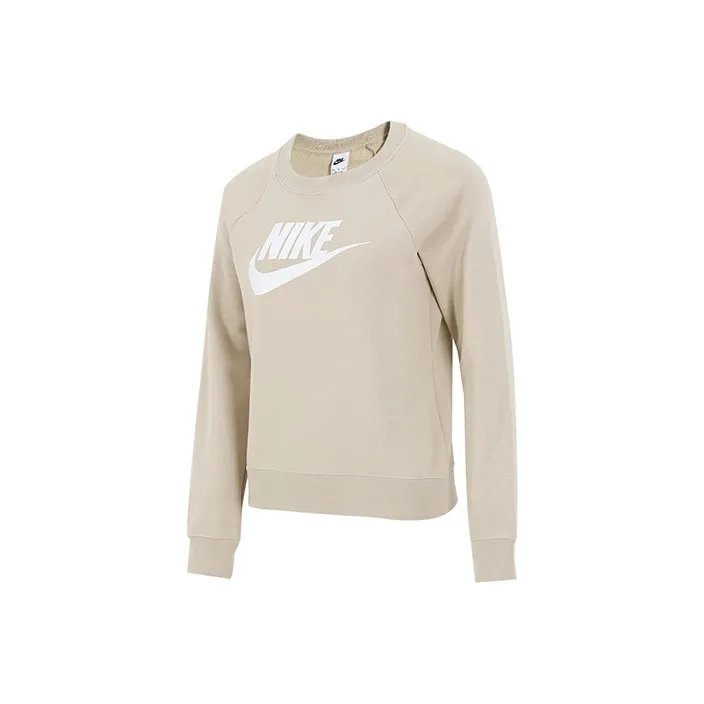 Nike Sportswear Essentials Series Sweatshirts Women's Khaki-0