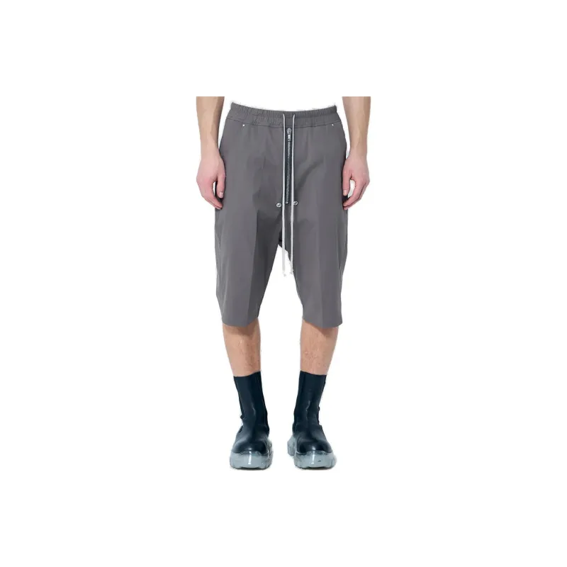 RICK OWENS Drawstring Bermuda Shorts-0