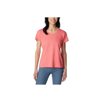 Columbia TrekSun Trek Regular T-Shirt Women's Red