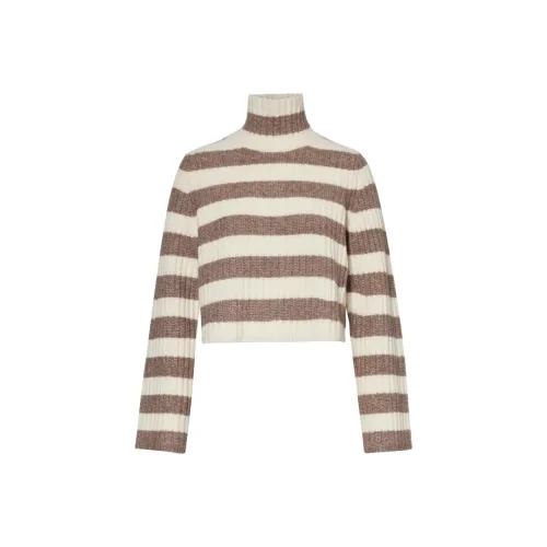 THEORY Sweater Women's Brown White