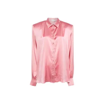 Magda Butrym Long sleeved Silk satin Shirt