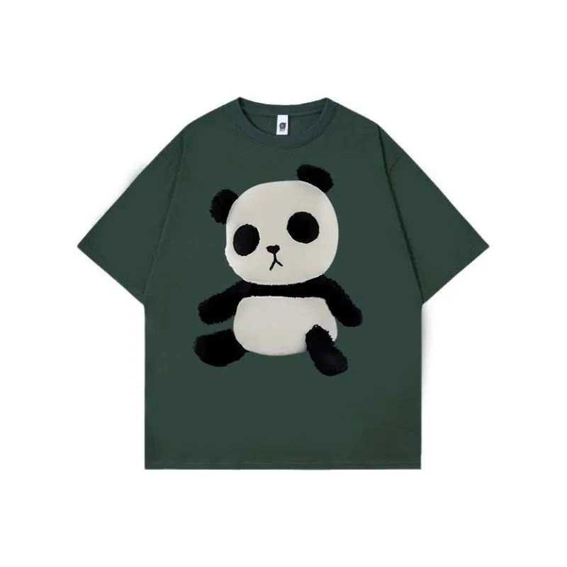 PANDA BASE T Shirts Women's-4