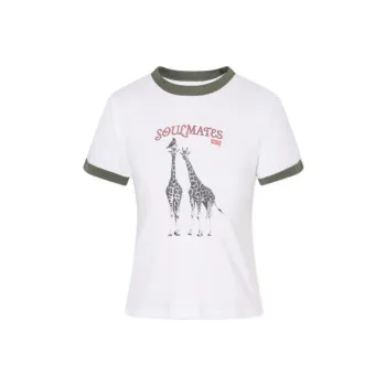 Levis T Shirts Women's White
