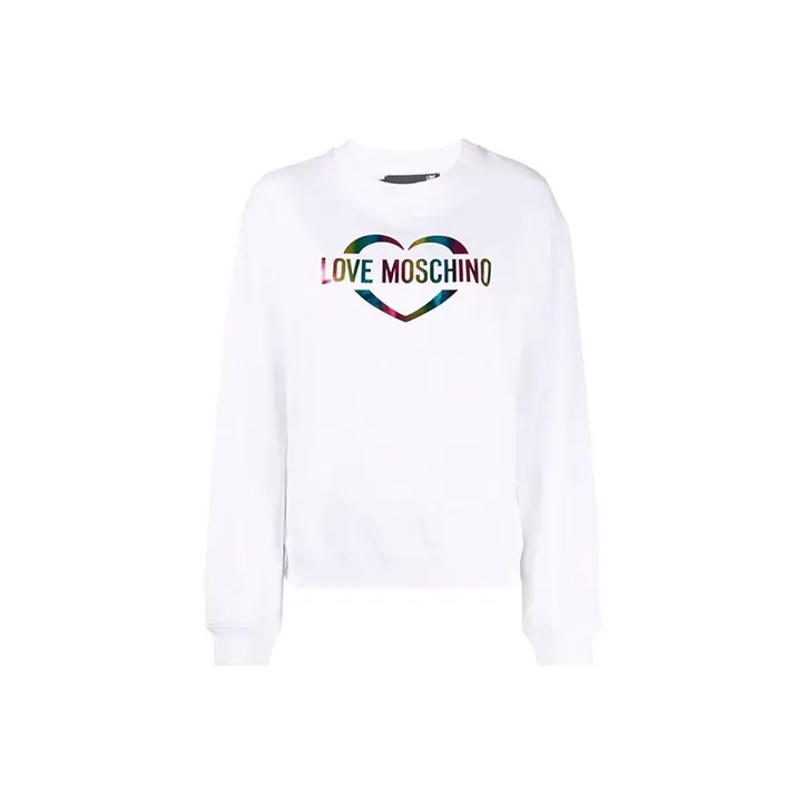 LOVE MOSCHINO Sweatshirts Women's White-0