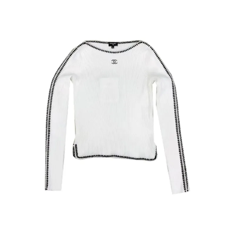 CHANEL FW23 Knitwear Women's White-0