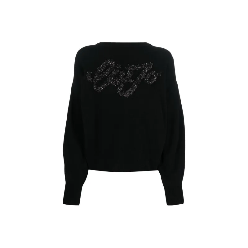 LIU·JO Fine-knit Glittered Jumper-0