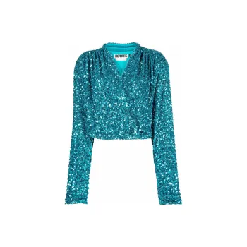 Rotate Aurelia Sequin embellished Blouse