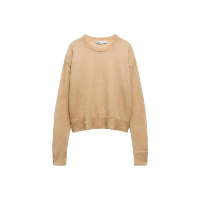 ZARA Sweater Women's Light Camel-0