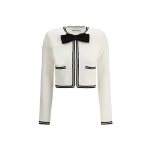Self portrait Bow Jacquard Cardigan