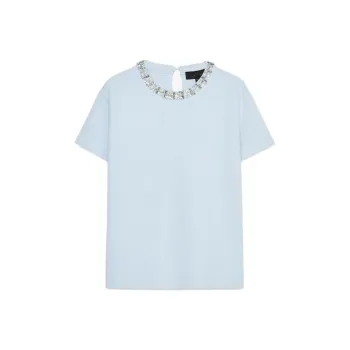ZARA Regular T Shirt Women's Light Blue