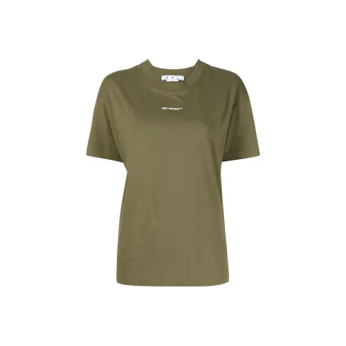 OFF-WHITE T-Shirts Women's Green