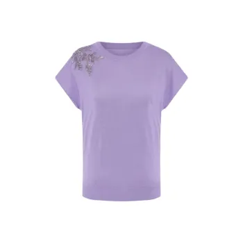 BBLLUUEE T Shirt Women's Mist Purple