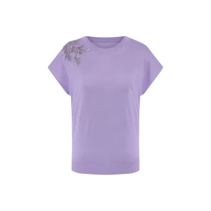 BBLLUUEE T Shirt Women's Mist Purple-0