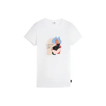 PUMA Positive Vibe T Shirt Women's White
