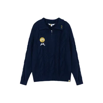 B.Duck Sweater Women's Navy Blue