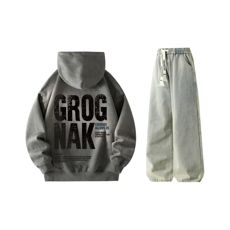GROGNAK Sweatshirt Sets Unisex-11
