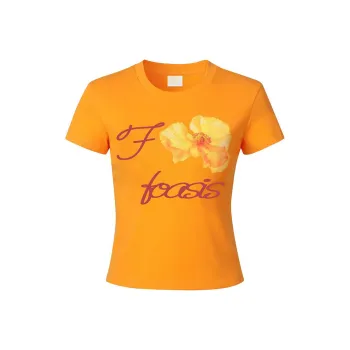 FOASIS T Shirts Women's Orange